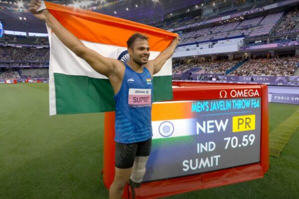 Sumit Antil Wins Back-to-Back Gold in Paralympic Men’s Javelin Throw F64