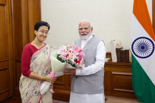 Delhi CM Atishi meets PM Modi