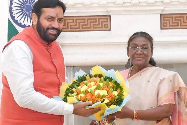 Haryana CM Saini meets President Murmu