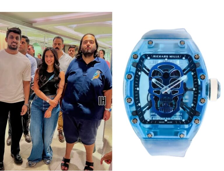 Anant Ambani spotted with exclusive Rs 22 crore Sapphire Skull wristwatch