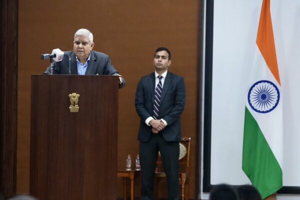 Vice President Dhankhar warns of ‘emocracy’ threat to good governance
