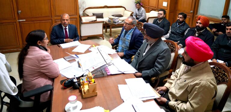 Minister Dr. Baljit Kaur reviews welfare schemes