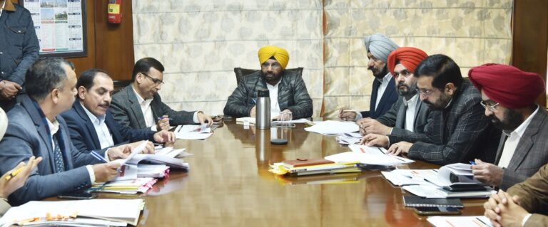 Harbhajan Singh directs officers to expedite projects, uphold quality standards
