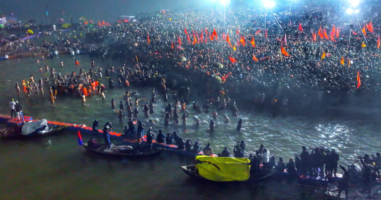 Maha Kumbh sees millions devotees take holy dip 