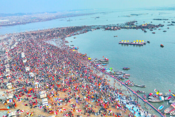 Spiritual Grandeur: 45 crore devotees take holy dip at Sangam in Prayagraj