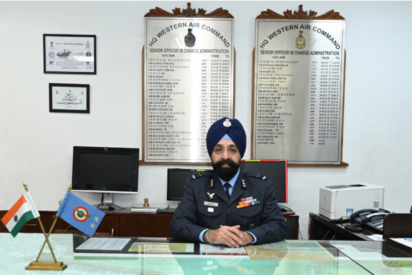 Manmeet Singh assumes charge as Senior Officer-in-Charge Administration at Western Air Command