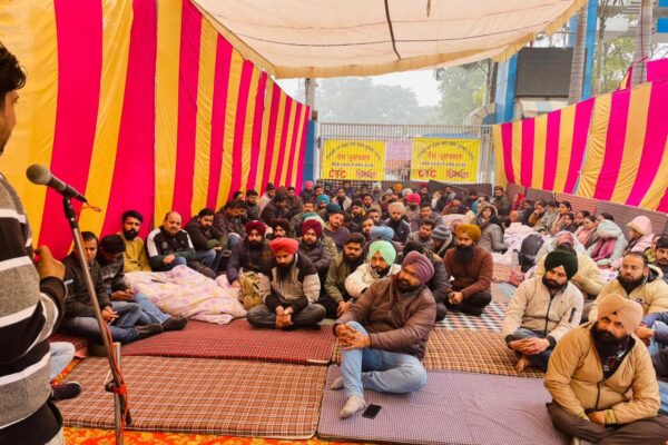 Punjab Milkfed workers protest over CTC rules, threaten hunger strike