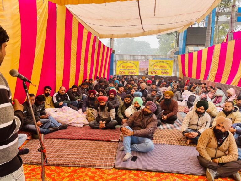Punjab Milkfed workers protest over CTC rules, threaten hunger strike