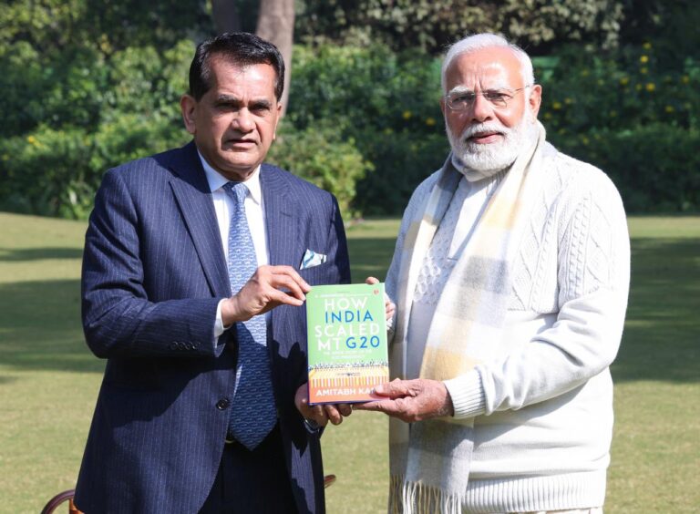 PM Modi praises Amitabh Kant’s book on India’s G20 Presidency