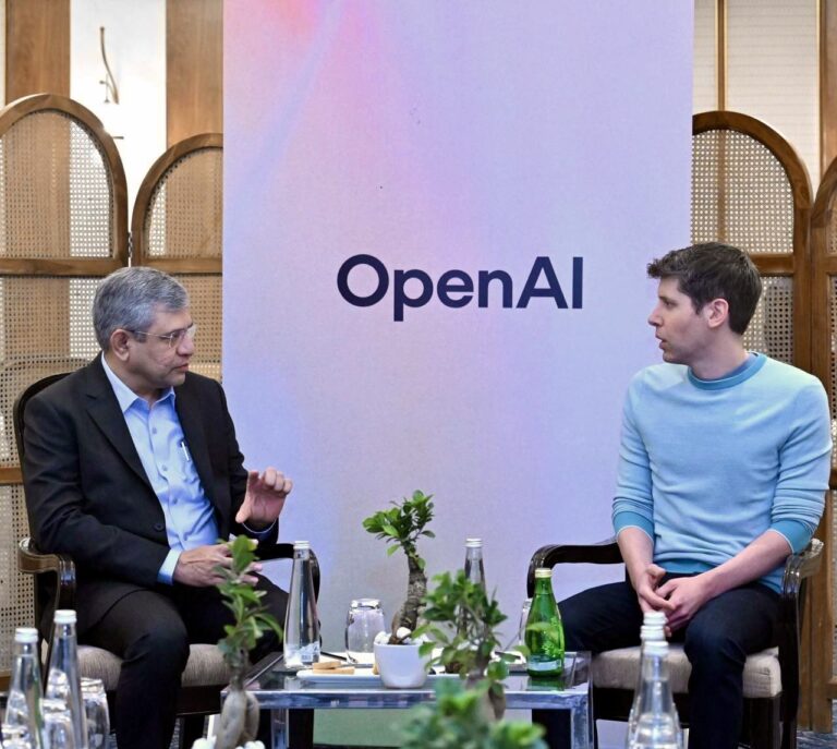 Ashwini Vaishnaw discusses AI collaboration with Sam Altman