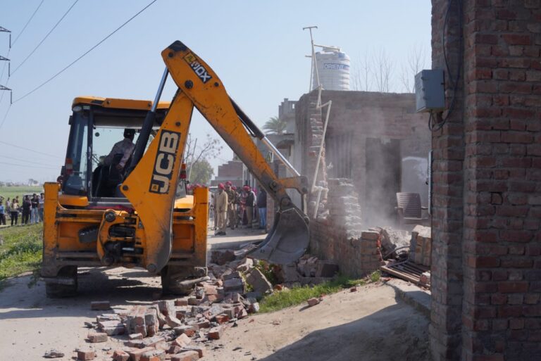 Punjab govt cracks down on drug smugglers illegal encroachments