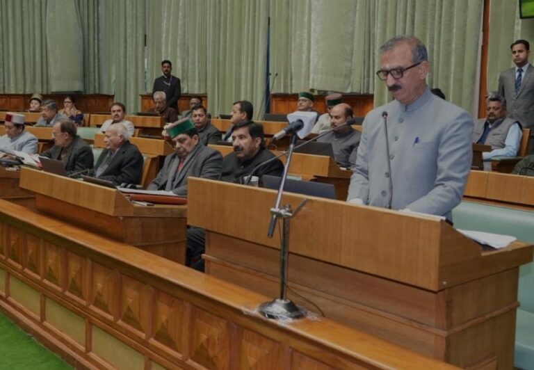 Himachal CM Sukhvinder Singh Sukhu presents tax-free budget