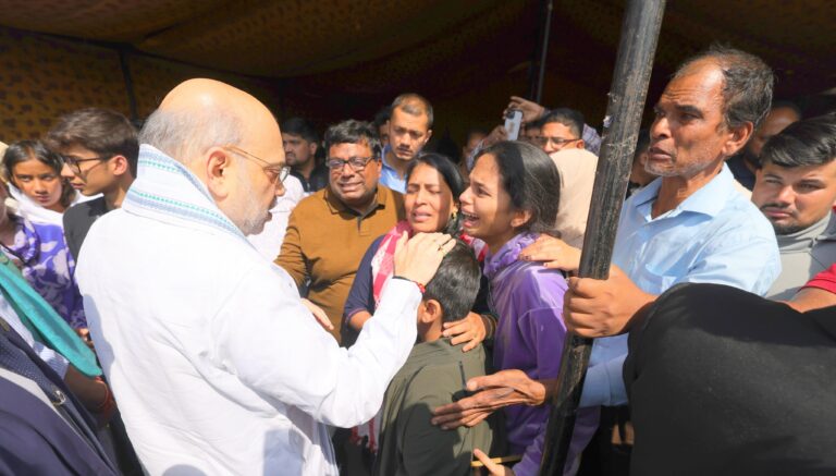 Amit Shah meets families of Pahalgam terror attack victims
