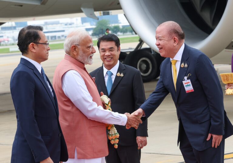 PM Modi reaches Bangkok for BIMSTEC summit