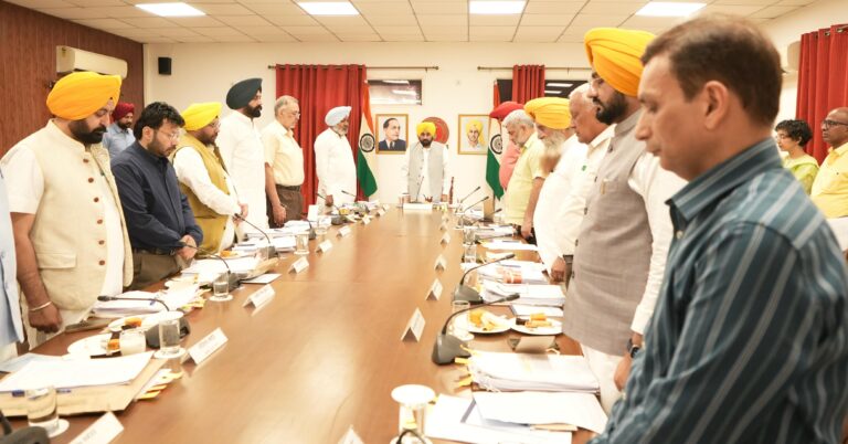 Punjab Cabinet condemns Pahalgam terror attack