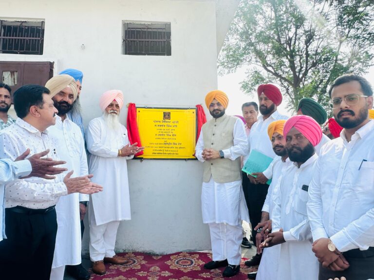 Sond inaugurates infrastructure development projects worth Rs 79.85 lakhs in Khanna 