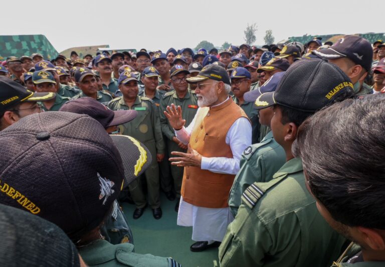 PM Modi visits AFS Adampur, lauds courage of air warriors and soldiers