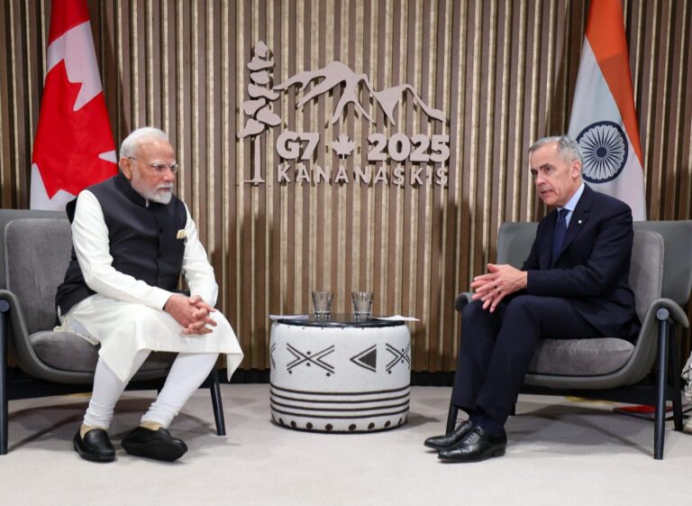 PM Modi meets Mark Carney