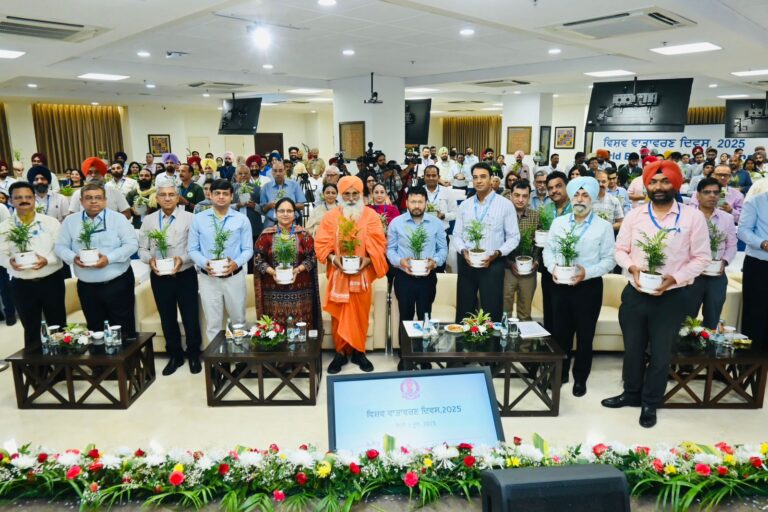 Punjab Minister Dr. Ravjot Singh urges public to shun plastic and adopt eco-friendly practices