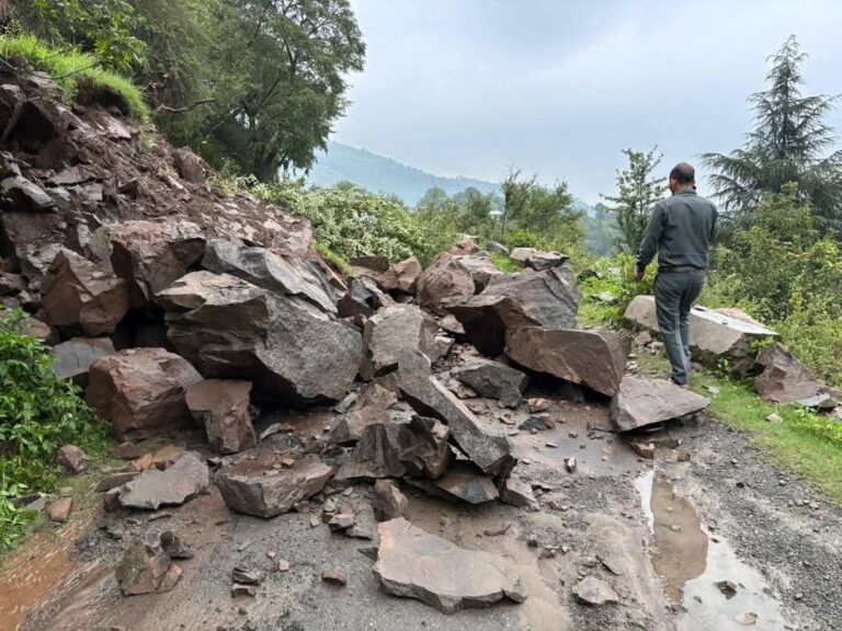 Heavy rain triggers building collapse, landslides and flash floods in Himachal