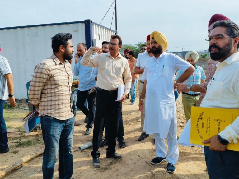Punjab Minister Mundian orders probe into poor road work in Sahibzada Ajit Singh Nagar