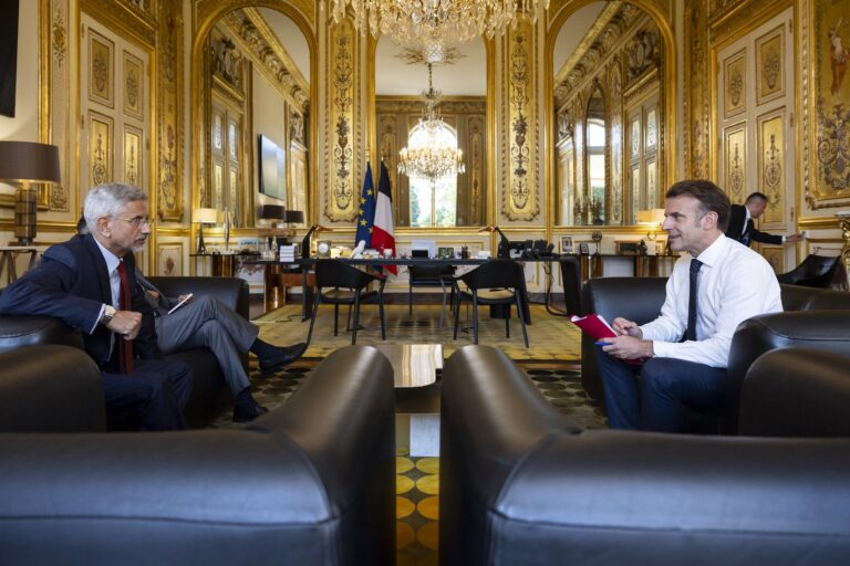 Jaishankar meets Macron, thanks France for anti-terror backing