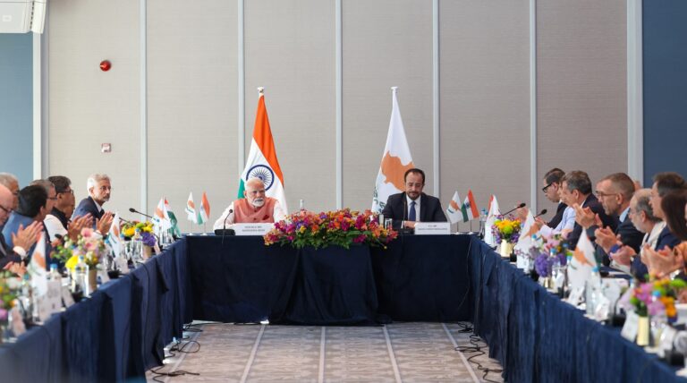 Modi, Cyprus president meet business leaders to deepen economic ties