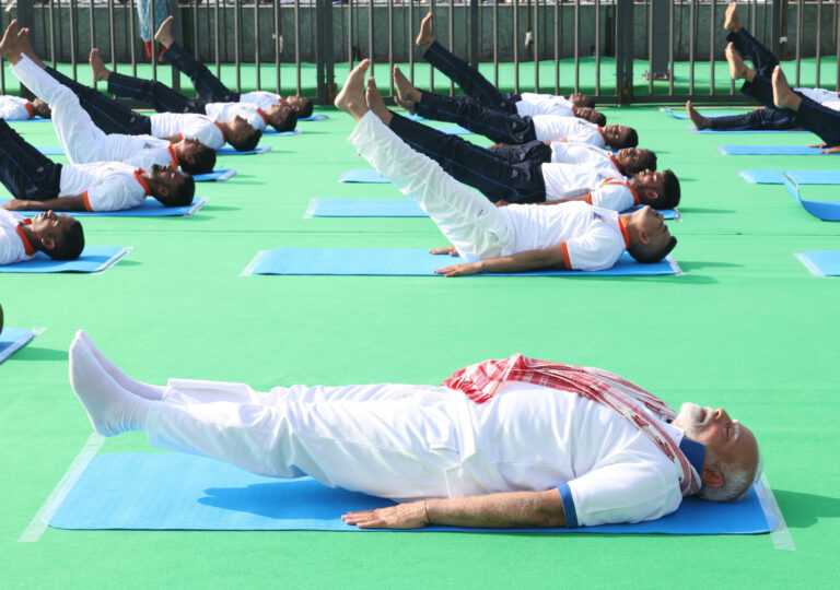 PM Modi urges global community to adopt Yoga as path to peace