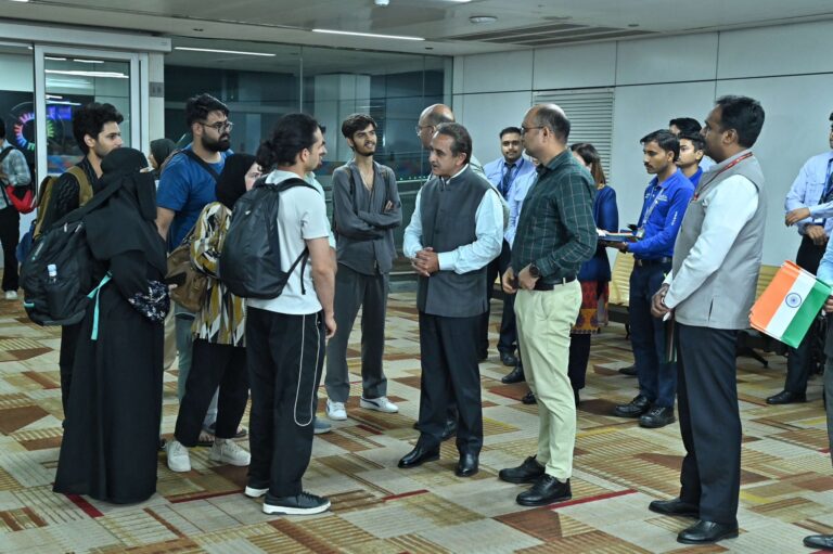 First group of 110 Indian students evacuated from Iran arrives in Delhi
