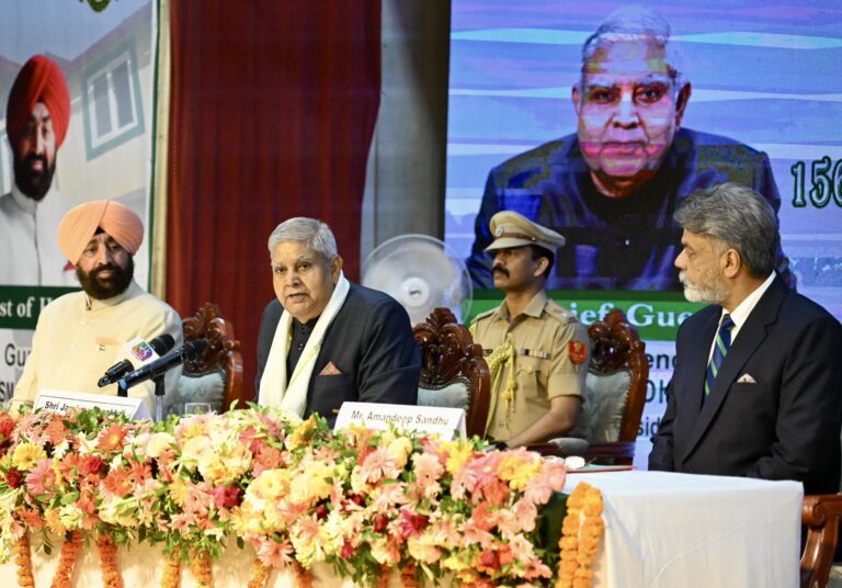 Dhankhar urges students to serve nation, society
