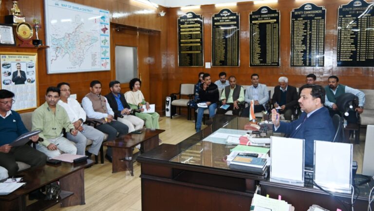 Shimla administration reviews arrangements ahead of VP Dhankhar visit