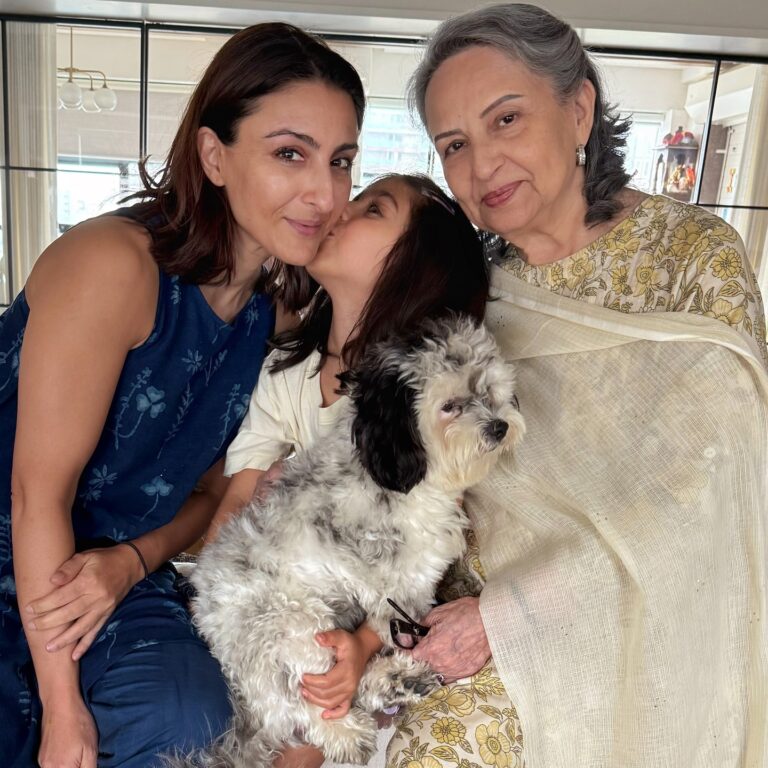 Soha Ali Khan Shares Heartwarming Moments with Sharmila Tagore and Daughter Inaaya in New Post