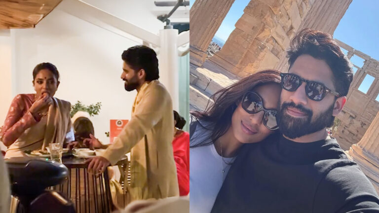 Naga Chaitanya Can’t Take His Eyes Off Sobhita Dhulipala as She Enjoys Dosas at Akhil Akkineni’s Wedding