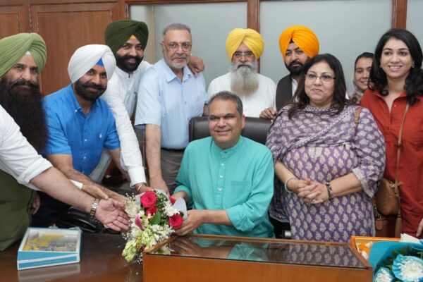 Sanjeev Arora takes charge as Punjab Industries and NRI Affairs Minister