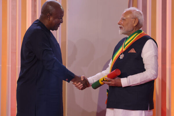 PM Modi conferred Ghana’s national honour