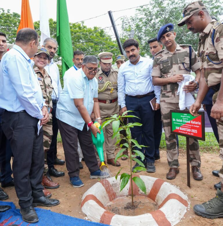 Punjab Governor launches tree plantation drive at Chandigarh Secretariat