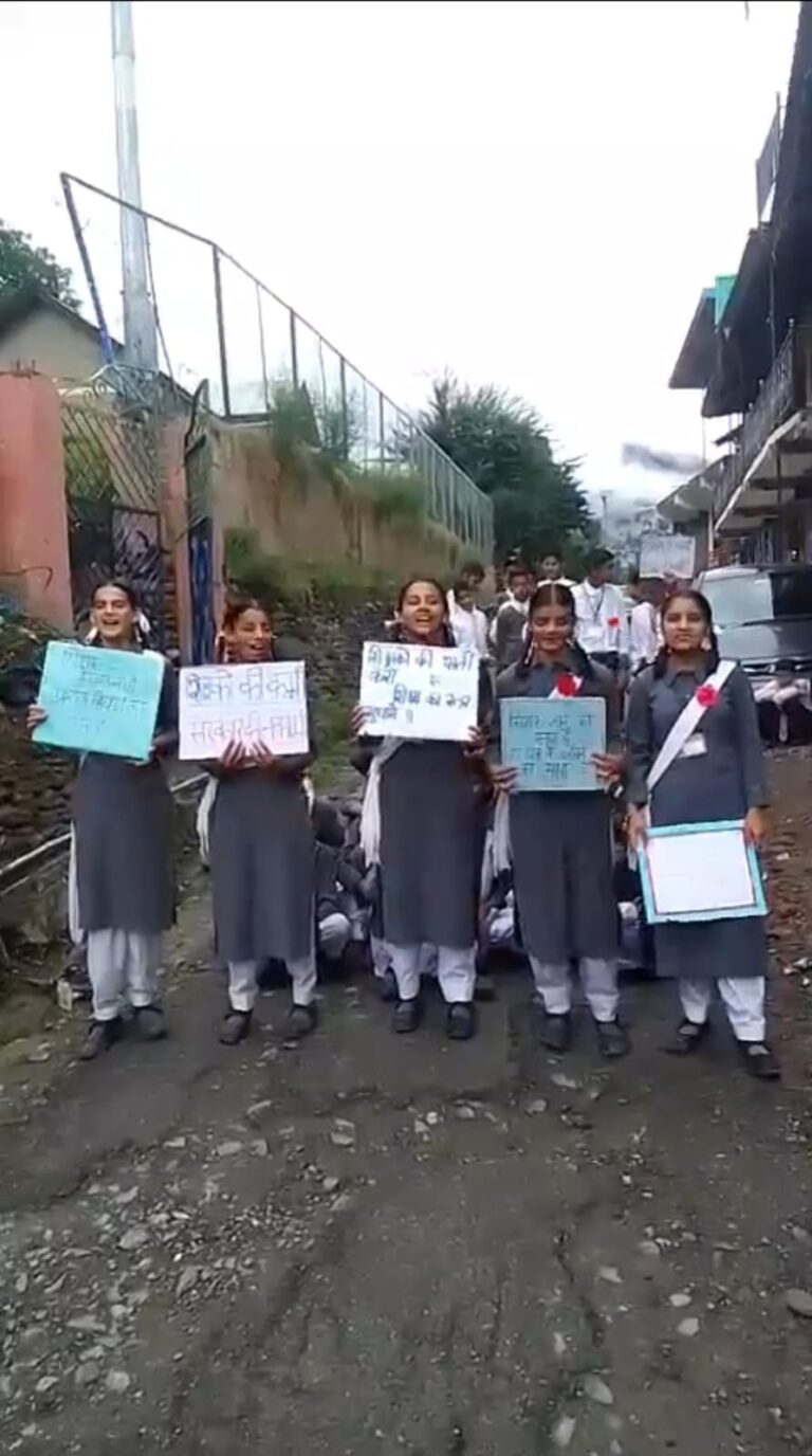 No teachers, no learning: Himachal’s Bharmour students stage rare protest