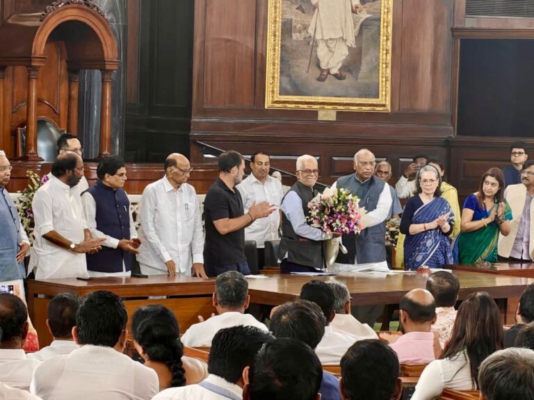 INDIA bloc’s VP candidate former SC judge Reddy files nomination