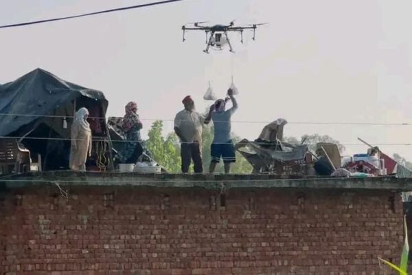 Punjab Police use drones to deliver food, locate people for evacuation