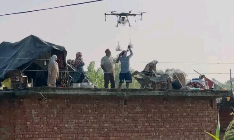 Punjab Police use drones to deliver food, locate people for evacuation