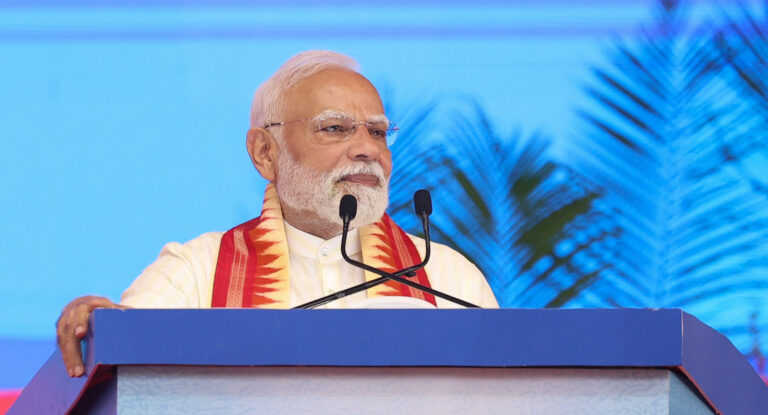 PM Modi flags off first made in India Maruti Suzuki e-Vitara