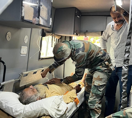 Army rescues snake-bite victim amid flood havoc in Amritsar