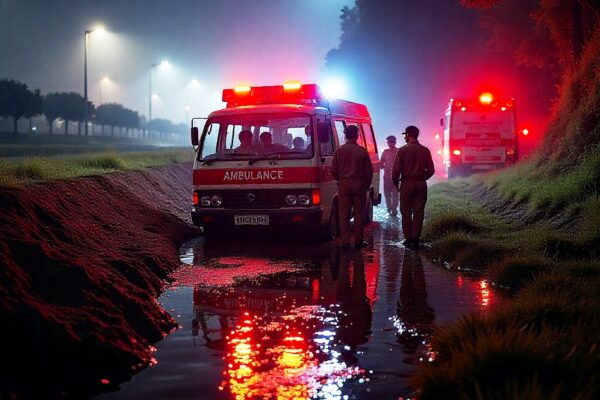 3 killed, 2 injured as ambulance falls into ditch in Hoshiarpur district