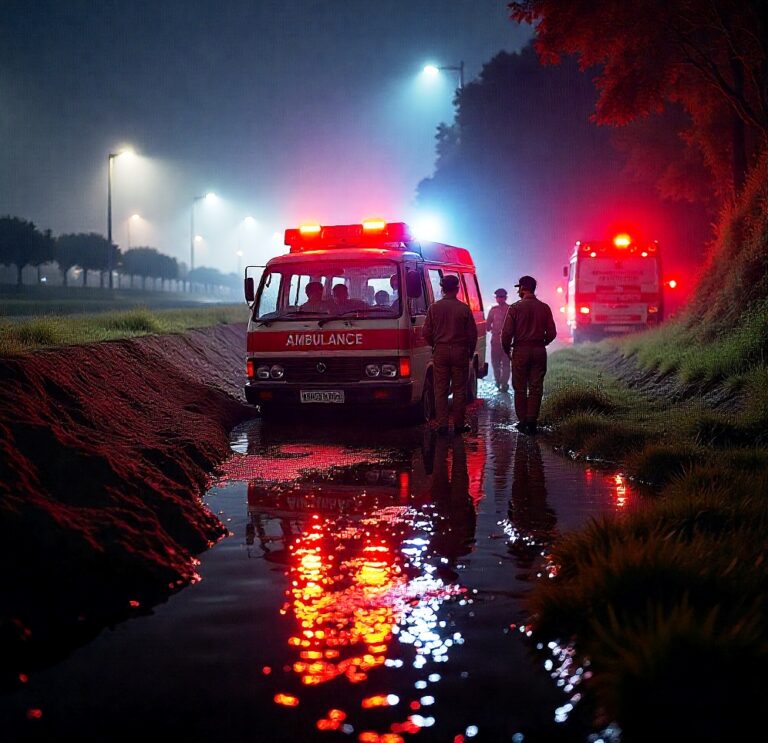 3 killed, 2 injured as ambulance falls into ditch in Hoshiarpur district