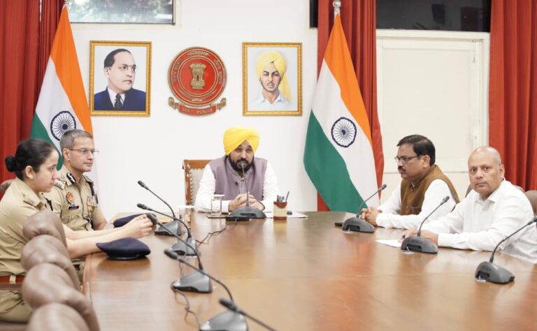 CM directs Punjab Police to focus on law and order, flood-hit relief work