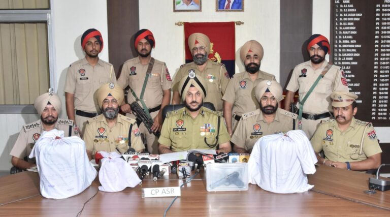 Punjab Police seize 12kg heroin, arrest four