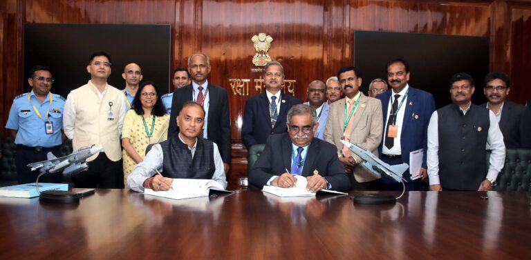 Defence Ministry signs Rs 62,000 crore deal with HAL for 97 LCA Mk1A fighter jets