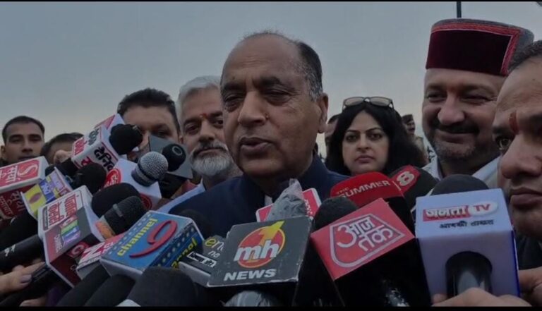 Rs 1,500 crore relief: CM Sukhu should thank PM, not criticise, says Jairam Thakur
