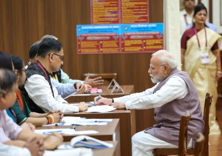 After casting vote in VP polls, PM Modi leaves for Himachal Pradesh and Punjab to review floods
