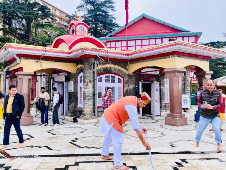 PM Modi’s vision inspires BJP cleanliness drive in Shimla
